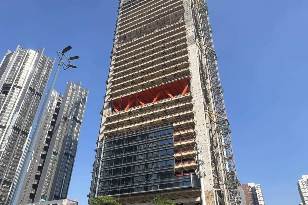 Kingboard Qianhai Tower tops out