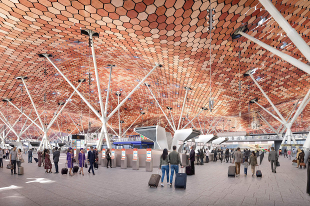 RSHP and ALA Concept to design new terminal at Mohammed V Airport in Casablanca