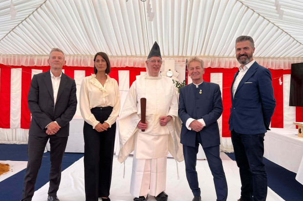 Construction begins on the British Library Extension